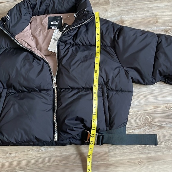 Pernille X Mango Anorak Puffer Cropped Jacket Black Women M NWT Water Repellent - Picture 10 of 15